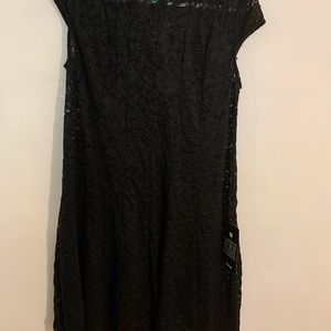 AVENUE 14/16 Black Lace Dress